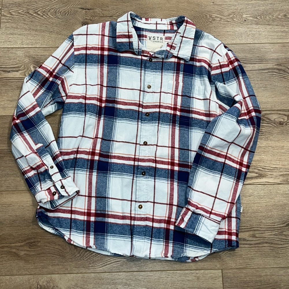 VSTR PREMIUM Plaid Flannel Button Down